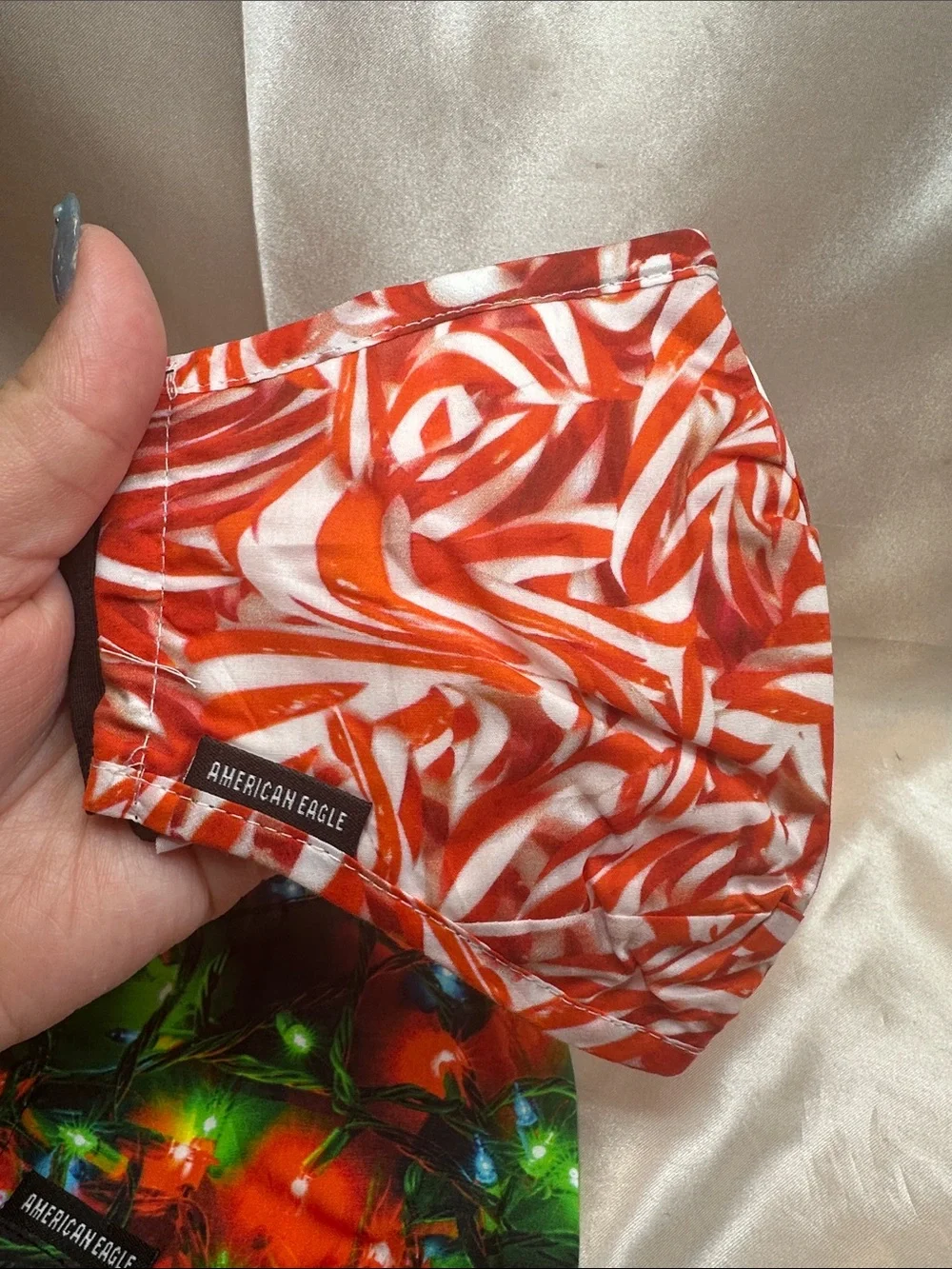 American Eagle Reusable Cloth Face Masks - Christmas Themed 3 Pack - NWT